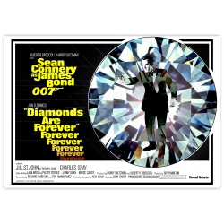 James Bond: Diamonds are forever - Poster de Film