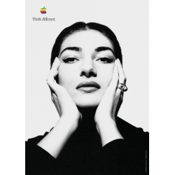 Affiche Apple Think Different - Maria Callas